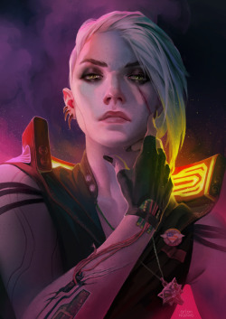 erionmakuo: Cyberpunk-inspired Ciri for @v-v-sfm!Thank