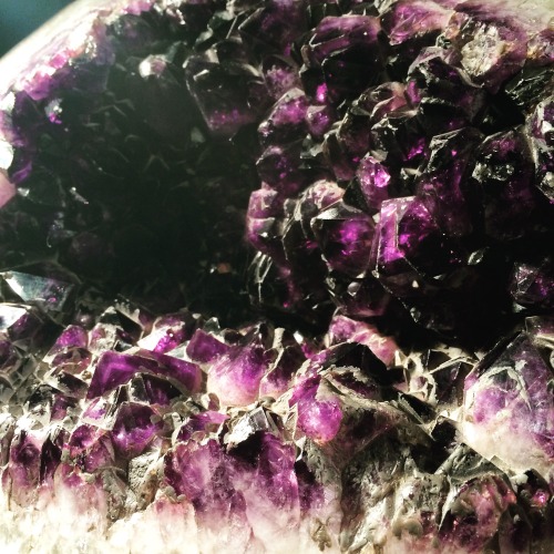 itsradishtime:i went to the hall of minerals of the american museum of natural history. i took too m