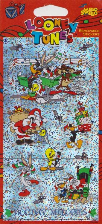 Looney Tunes Christmas sticker sheet #1