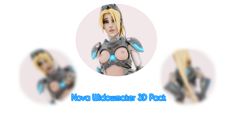 lawzilla3d: Hey guys! I finished another 3D pack, this time around we have Nova Widowmaker