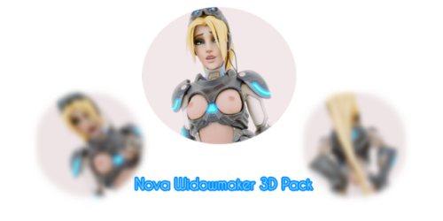 lawzilla3d: Hey guys! I finished another 3D pack, this time around we have Nova Widowmaker :3!Hi-res   all the versions can be found in Patreon and Gumroad!Versions: -Pin up poses-Penetration-Gangbang-Cum versions  Hey guys! The Nova Widowmaker 3D pack