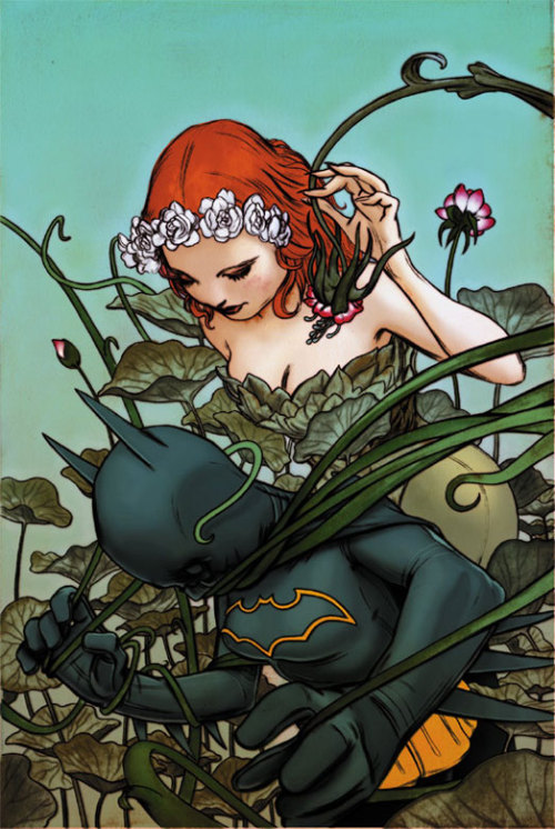 thefingerfuckingfemalefury:  smallandsundry:  Batgirl covers - James Jean  It’s impossible for me to see that Cass and Ivy cover and NOT start having femslash-y fantasies about the two of them O.O 