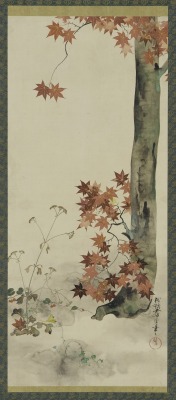 laclefdescoeurs:  Japanese Maple and Autumn Plants, Sakai Oho  Edo period, early nineteenth century 