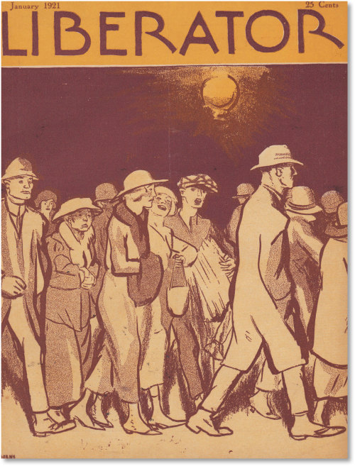 Part of a large (nearly 30 issues), recently acquired group of THE LIBERATOR, edited by Max Eastman, and one of the most visually-compelling radical periodicals of the early 20th century.