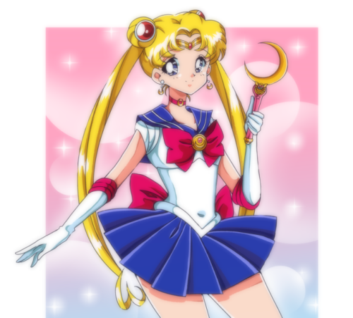 crybaby-hero:Sailor Moon by me. I hope you like it! <3