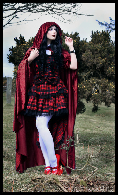 Red Riding Hood/Beast Of Bodmin Moor set of ImagesKohl-Framed ImagesModel: Poppy Augarde (Gothicle M