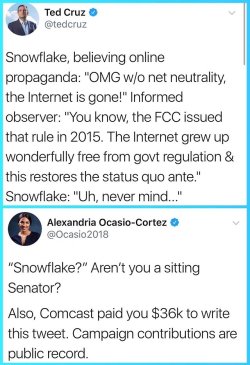 Yo, they cannot stand AOC, she stay setting them straight and