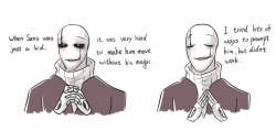 crescentdf:  Gaster :But after that ,Sans