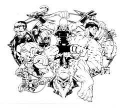 brianmichaelbendis:  Marvel Knights by Joe