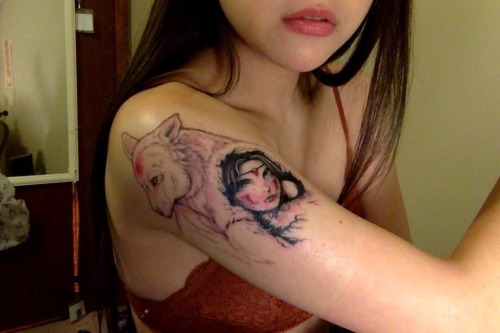 Sex dedaniadesu: My new Princess Mononoke tattoo pictures