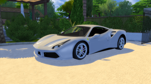 moderncrafter:The Sims 4 - 2016 Ferrari 488 GTB~  Polycount: 43777 (Midpoly)~  26 Swatches~~~~~~~~~~