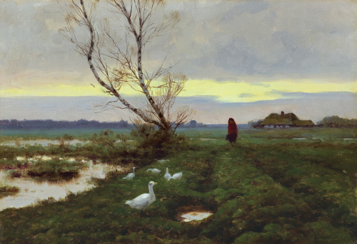 polishpaintersonly:“Autumn” (1912)Józef Rapacki (Polish;1871-1929 )oil on canvas, private collection