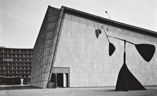 scandinaviancollectors: MARCEL BREUER, Unesco Headquarters, Paris, France 1958 (with Pier Luigi Nerv