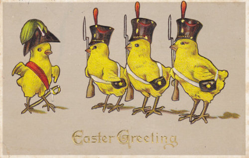 German vintage easter postcard