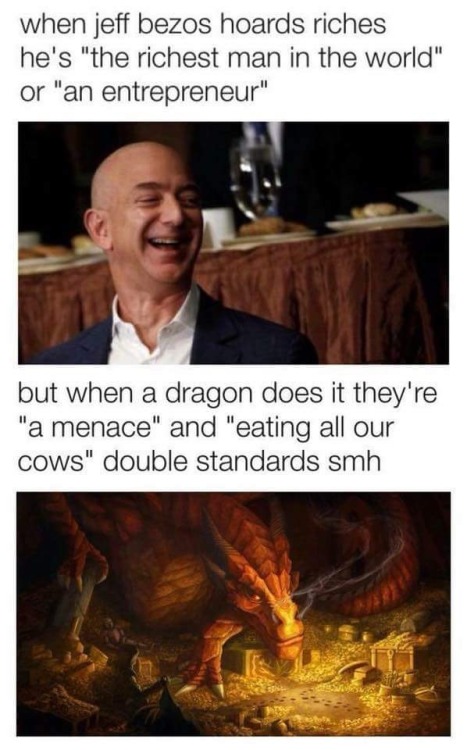 Porn Dragons eat to survive, Jeff Bezos eats so photos