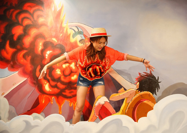 The surprising expo One Piece 3D which you are the hero in Photos