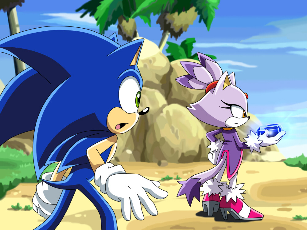 Sonic X Screenshot Redraw - Dark Sonic - By @thephantom245 on Itaku