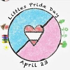 babykirby89:  PSA PSA PSA PSA!Attention all littles, abdls, caregivers!!!Tomorrow is Sunday the 23 day of April. That means that is show your littles pride and be little and have fun and do the fun things you like to do and just be happy you know?!PLEASE