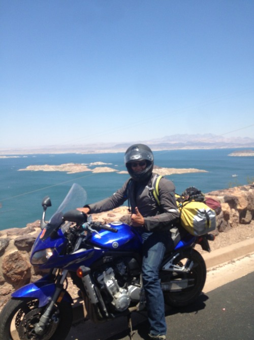 Hoover Dam and Lake Mead. Boy was it hot out there.