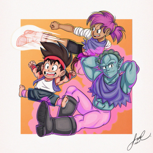 …this hasn’t been done already has it?Toriyama style OK K.O.! Let’s Be Heroes trio!