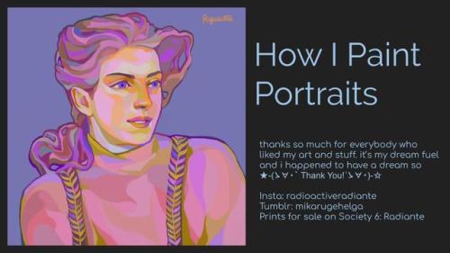 I have finally done it: I have done a process of how i paint weeeeheeee This is a quick tutorial of 