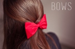 daddyandhislolo:  BOWS!!!