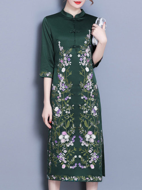 suda-fan: Vintage Floral Chinese Stlye Dresses For Women! 1)   Drawstring Hoodie With Skirts Su