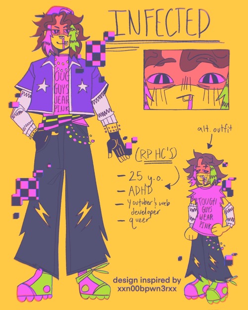 Joined A V Neat Regretevator Rp Recently As Infected, Gnarpy, And An Oc! I Have Drawn So Much Infected...