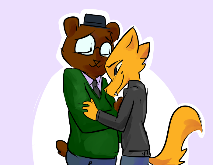 toxoglossa: just some cute Gregg and Angus, cause I’m in a very dude snuggling