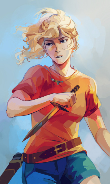 viria: I can finally post the works I did for Rick Riodran’s website! Meet our main trio;)