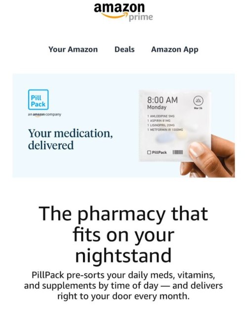 Some years ago #Pillpack started as one of the #pharmacy #disruptors with this cool Business idea of putting all your medicines together in a pack and send it to your house which makes sense and would help to make your life easier, now as part of...