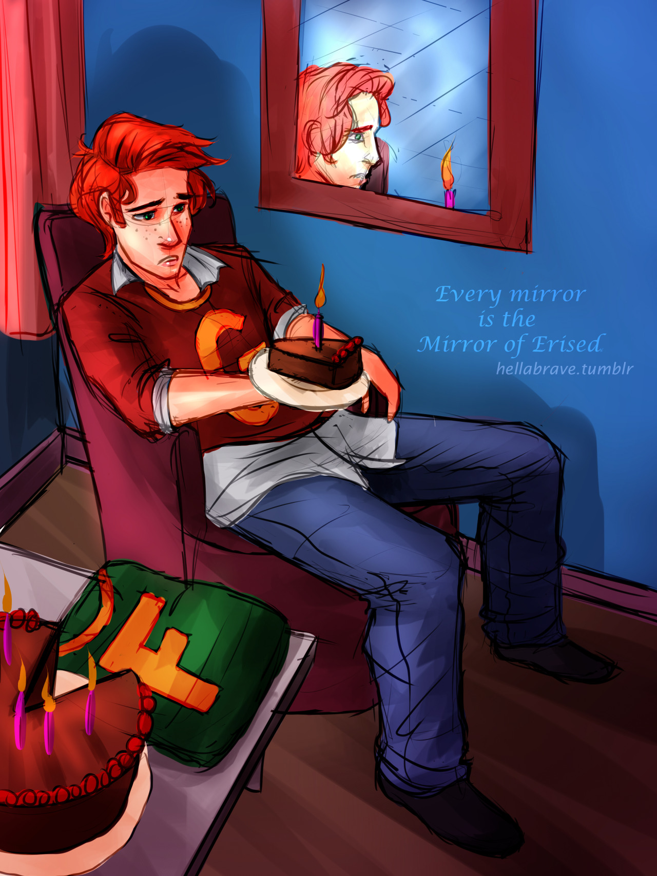 hellabrave:  Today is George Weasley’s 36th birthday. Born 1st April 1978, every