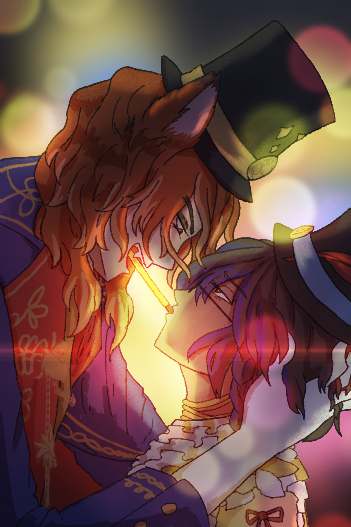 anime mad hatter and alice kiss