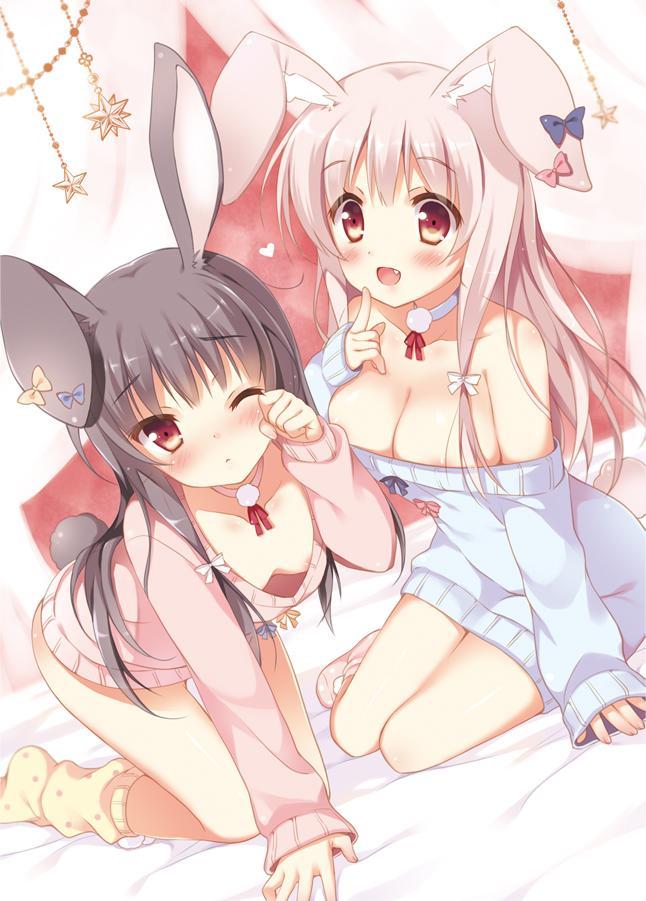 hentai-central:  Bunny girls by anon request. 
