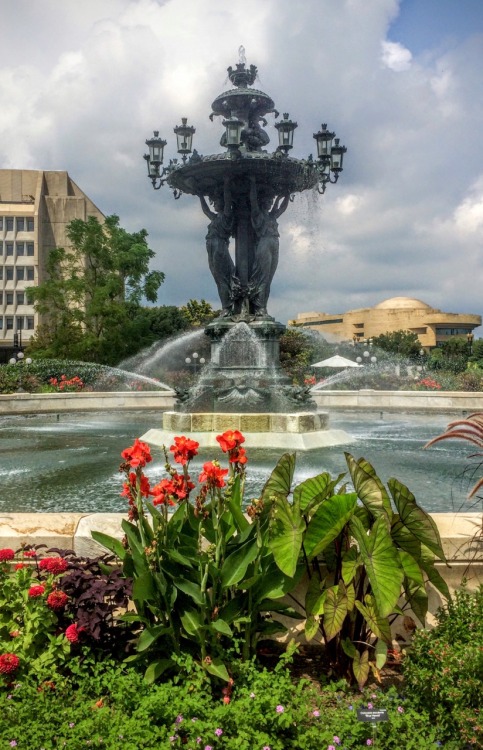 Bartholdi Fountain, United States National Botanical Garden, Washington, DC, 2015.This small park, n