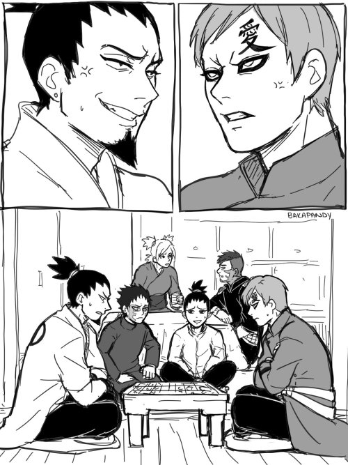 bakapandy:They shit-talk each other during a shogi game Shikamaru’s thought process: which of the fo