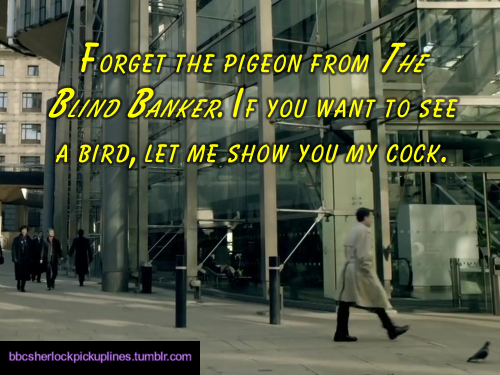 Porn Pics â€œForget the pigeon from The Blind Banker.