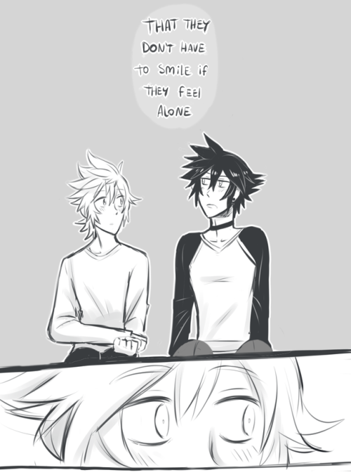 meathiel:  Sometimes there’s not need any words to make someone realize what they have been missing all this time and to make them understand that the world shouldn’t be cruel to them. They deserve happiness too and they aren’t alone.