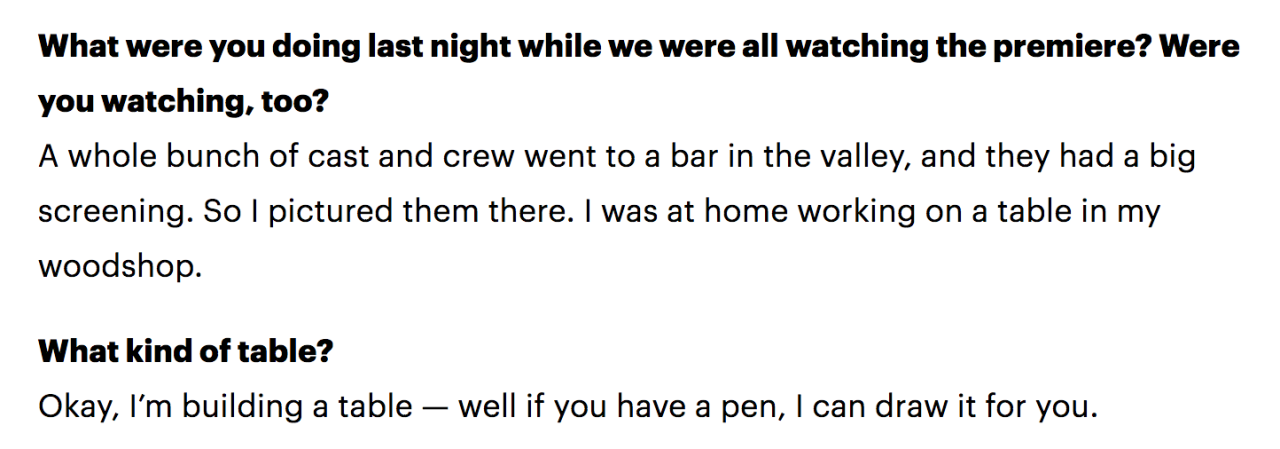kickerofelves:  allthingsgrow:  the best part of that david lynch interview is this: 