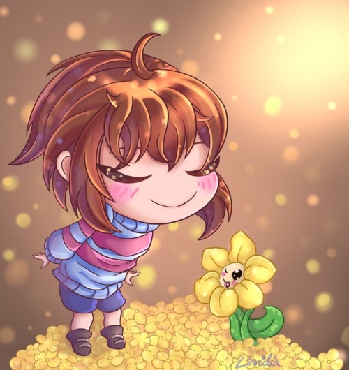 Chibi Frisk  ʚ♡⃛ɞ(ू•ᴗ•ू❁)It´s been so long since i painted a chibi but i think it looks okay ^o^My o