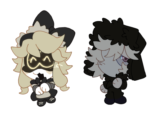 Tiny Chibis I Did Today!! First Two And The Last Green Cat Are My Ocs