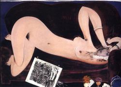 cg54kck:  Wendy (1984)Brett Whiteley (Australian