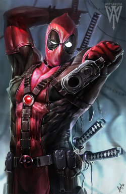 cyberclays: Deadpool - by wizyakuza (Ceasar Ian Muyuela) More selected art by wizyakuza on my tumblr [here] 