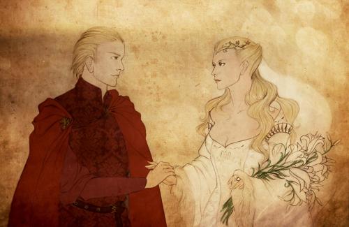 joannalannister: Tywin & Joanna by wolverrain