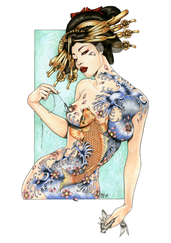 comicsworldsblog:  Zoe Lacchei. Geisha 