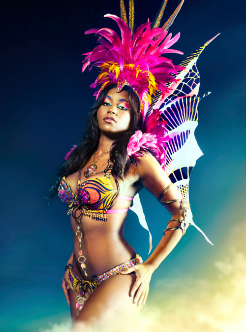 Trinidad carnival woman