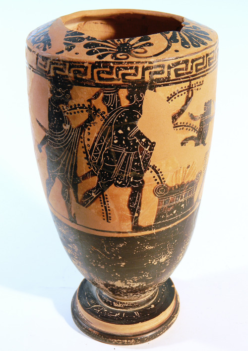 rodonnell-hixenbaugh: Attic Greek Black-Figure Lekythos: Gela Painter An ancient Attic Greek large b