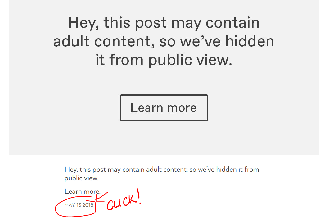 earsplittingtrumpet:  thechekhov:   How to Appeal for blog posts you can’t reach This was probably already covered, but just in case people are still struggling with this, here’s some tips on how to go in and clean up the mess made by the incompetent