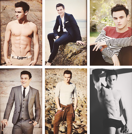 tomdaleysource:  Tom Daley’s Official Calendar 2014 shots    Como lo amo :3