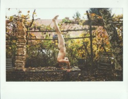 polaroid / Performance in Nowina 5 house / fot. Laudan